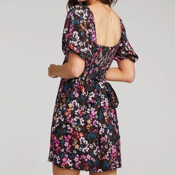 NEW Saltwater Luxe Bria Floral Wrap Mini Dress in Small - Picture 3 of 6